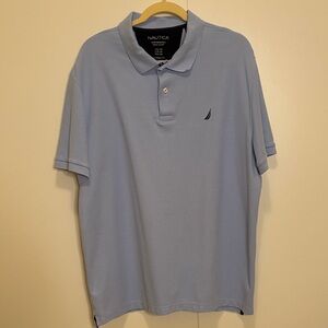 Nautica Performance Deck Polo Shirt – Light Blue – Size XXL